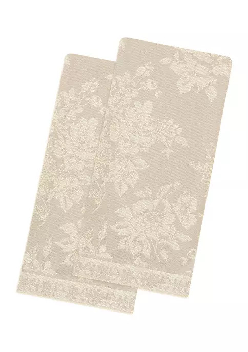 Tonal Jacquard Floral Napkins | Belk