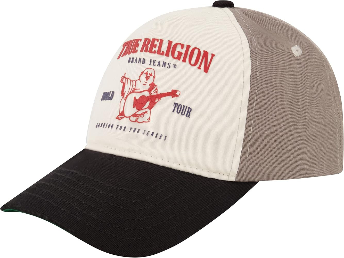 True Religion Kids Hat with Buddah Logo, 5 Panel Cotton Twill, Adjustable Baseball Cap, Black, On... | Amazon (US)
