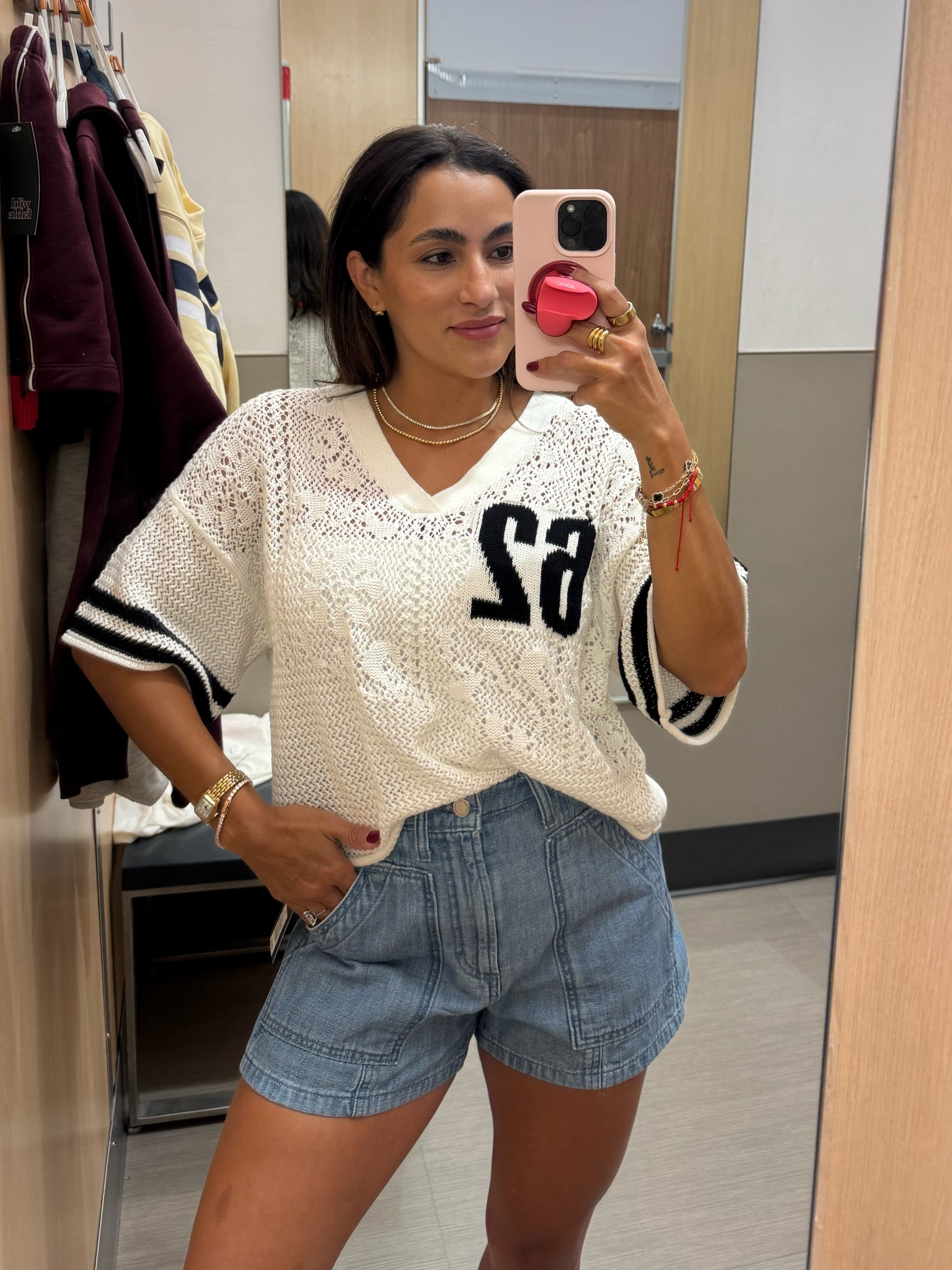 Target finds, too size medium shorts 4 @targetstyle 

Target style, denim, back to school, fall  style 

#LTKStyleTip #LTKFindsUnder50 #LTKPetite