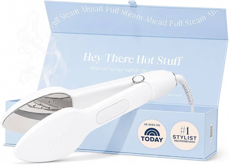 Nori Press Travel Steam Iron - Handheld Iron With Optional Steam Feature - No Ironing Board Requi... | Amazon (US)