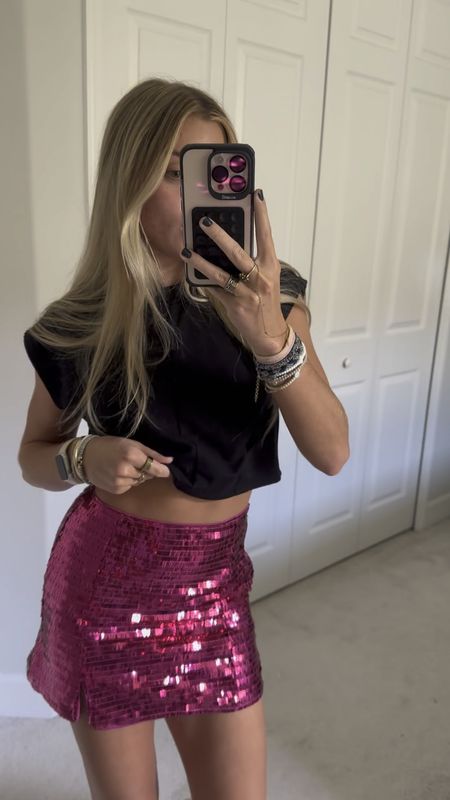 Pink skirt. Mini skirt. Sequin skirt.  #amazon #amzonfinds #amazonmusthaves #amazonvirtualtryon #amazonfavorites #amazonfashion #founditonamazon #founditonamazonfashion 

#outfit #fashion #style #ootd #ootn #outfitoftheday #fashionstyle  #outfitinspiration #outfitinspo #tryon #tryonhaul #fashionblogger #microinfluencer #fyp #lookbook #outfitideas #currentlywearing #styleinspo #outfitinspiration outfit, outfit of the day, outfit inspo, outfit ideas, styling, try on, fashion, affordable fashion. 

#LTKfindsunder50 #LTKU #LTKsalealert