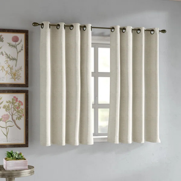 Jaronda Solid Room Darkening Grommet Single Curtain Panel | Wayfair North America