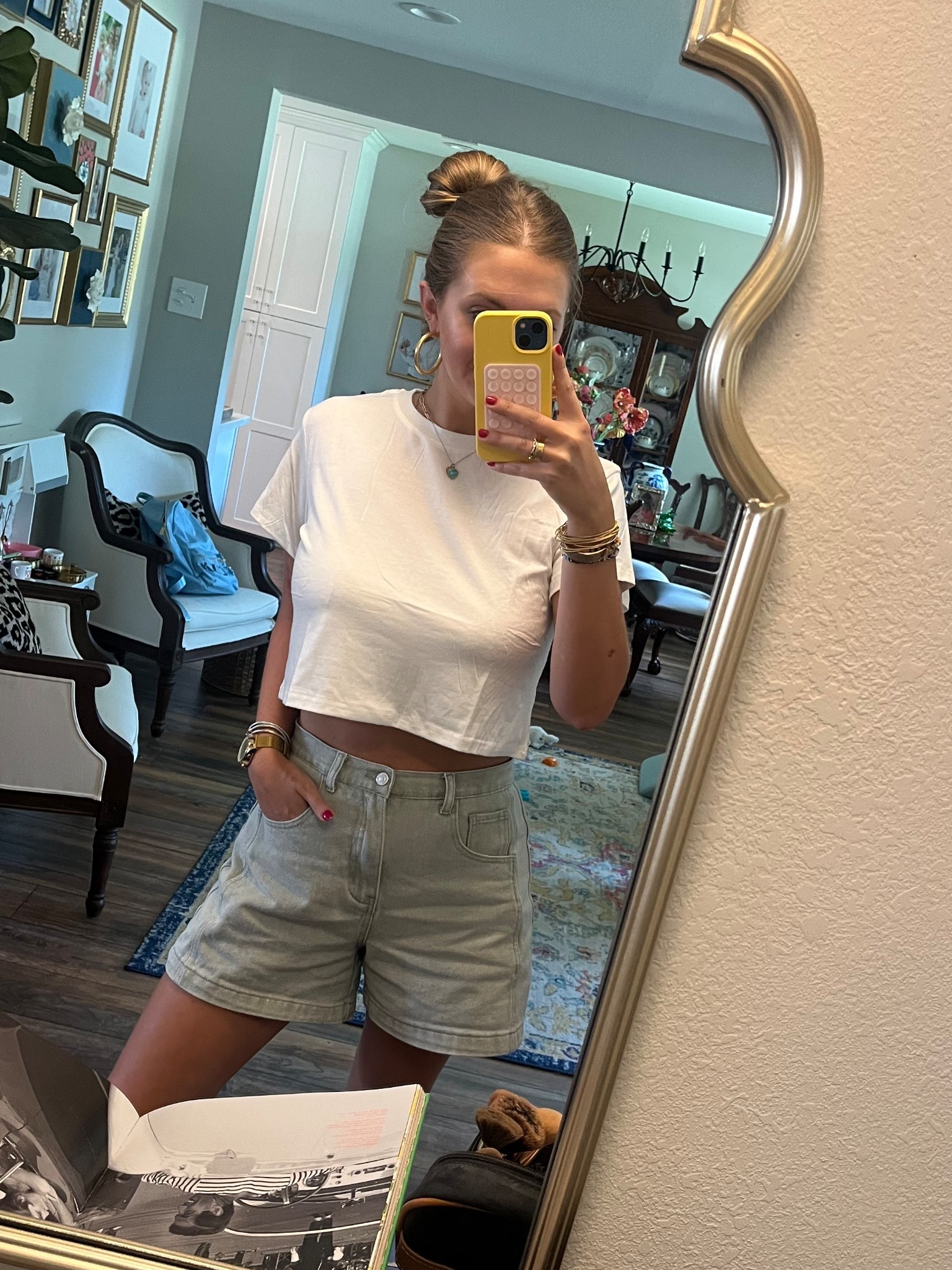 The perfect baby cropped tee and it’s only $7 
Wearing a small 

#LTKSummerEdit #LTKStyleTip #LTKSaleAlert