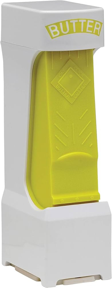 851 One Click Stick Butter Cutter with Stainless Steel Blade, Yellow | Amazon (US)