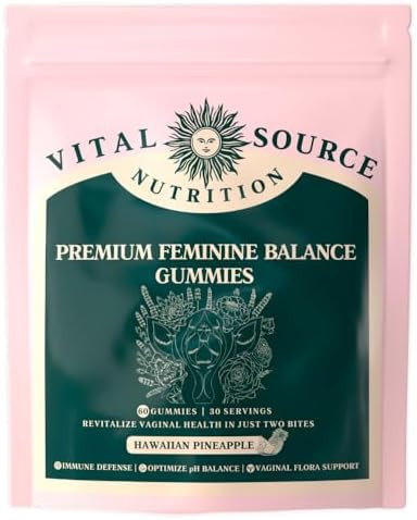 Vital Source Nutrition Vaginal Probiotic Gummies for Women - pH Balance and Immune Defense, Suppo... | Amazon (US)