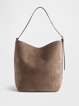 Vegan Suede Bucket Bag | Gap (US)