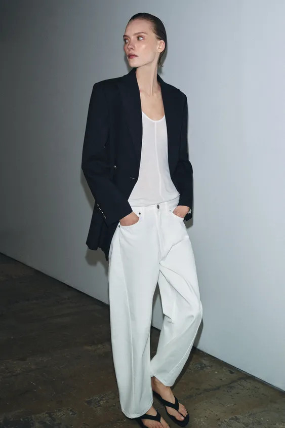 MITTELHOHER BUND – RELAXED LEG – ANKLE LENGTHZARA WOMAN COLLECTIONJeans mit mittelhoher Bund ... | Zara DE