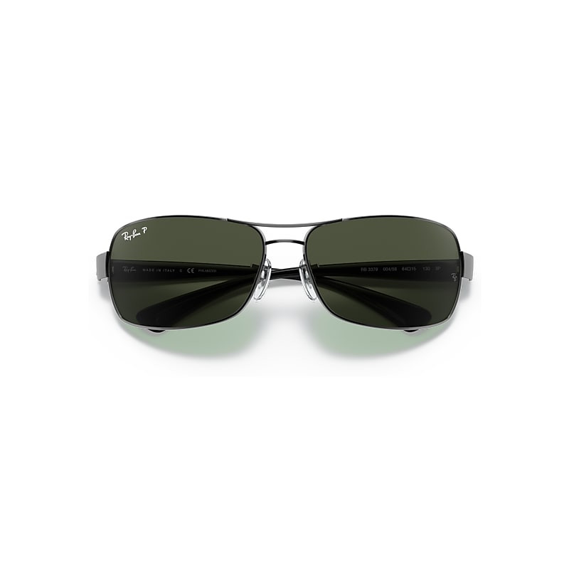 Ray-Ban Rb3379 Sunglasses Black Frame Green Lenses Polarized 64-15 | Ray-Ban (US)