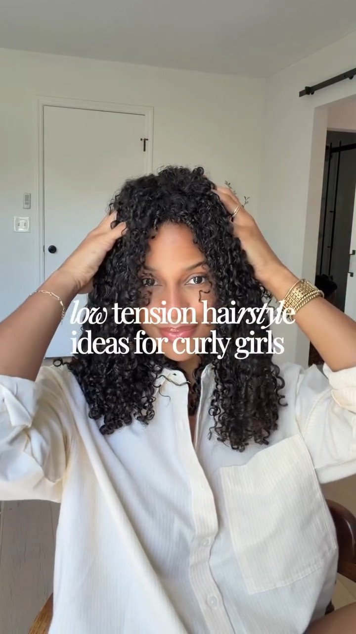 Low tension hairstyles for the curly haired girlies. Scrunchies and scarfs are my favorite way to accessorize while protecting my curls. 



#LTKgrwm #LTKselfcare
