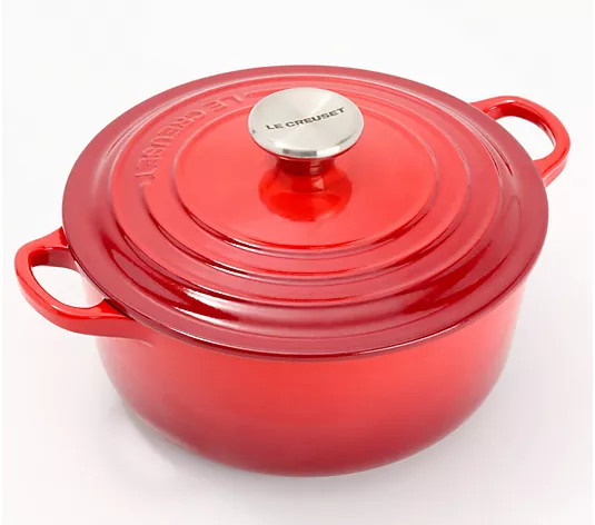 Le Creuset 2.75-qt Cast Iron Dutch Oven w/ Cast Iron Lid - QVC.com | QVC