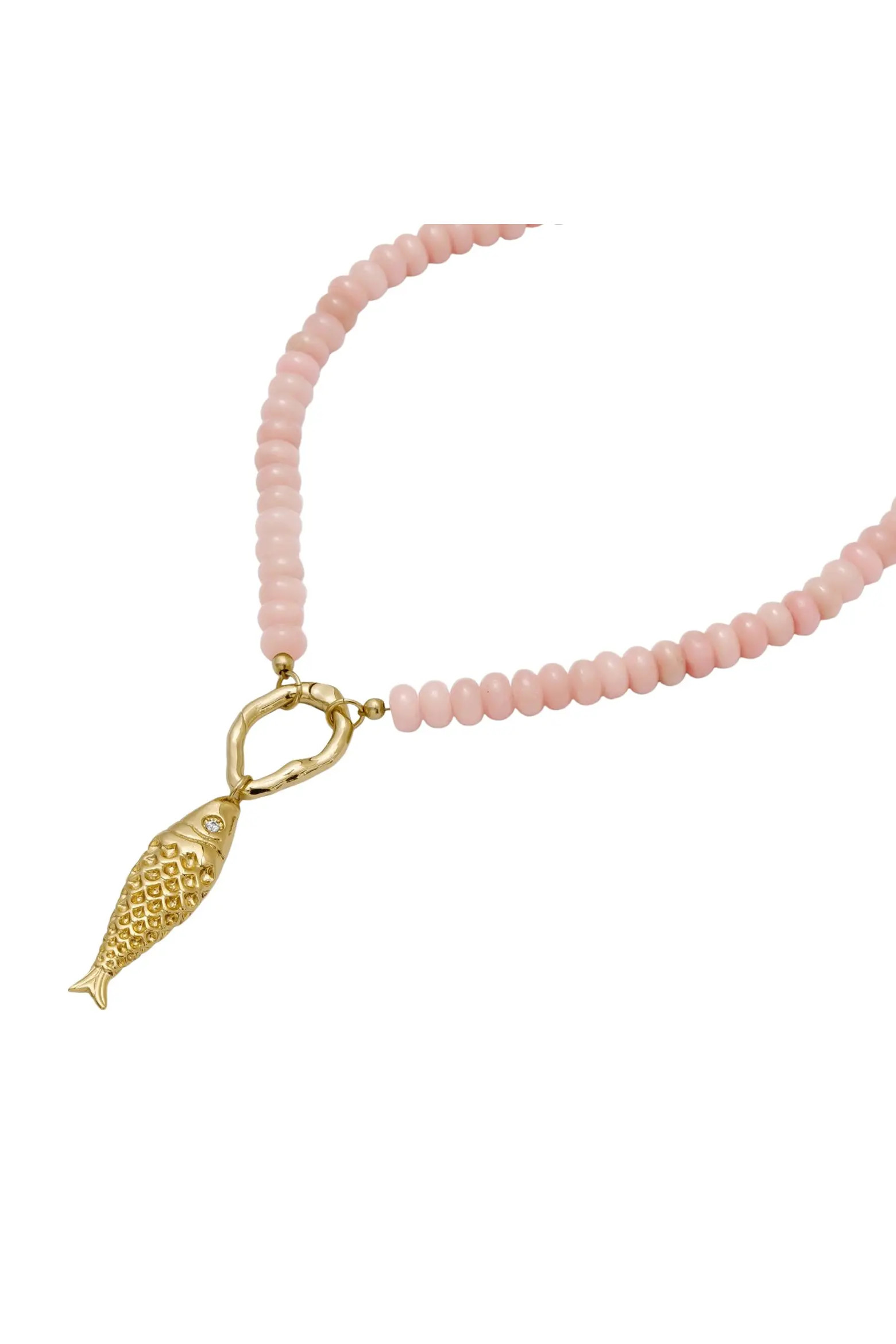 Katie Dean Jewelry Blush Opal Fish Necklace (Women) | Nordstrom | Nordstrom
