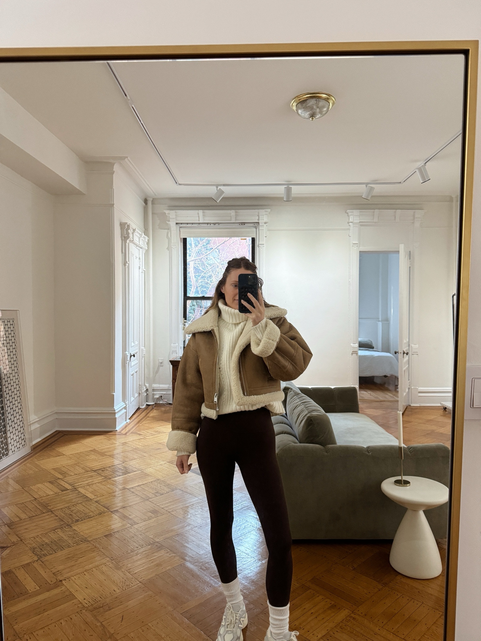 Cozy snow day outfit 