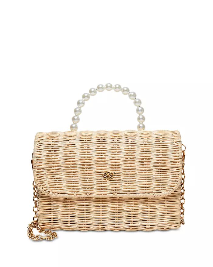 Wicker Tabitha Pearl Top Handle Handbag | Bloomingdale's (US)
