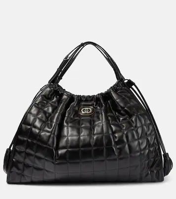 Deco Large quilted leather shoulder bag | Mytheresa (DACH)