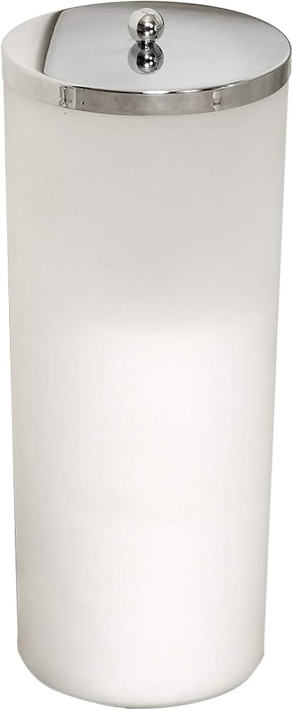 Zenna Home 7668K, Toilet Paper Canister, Frosted | Amazon (US)