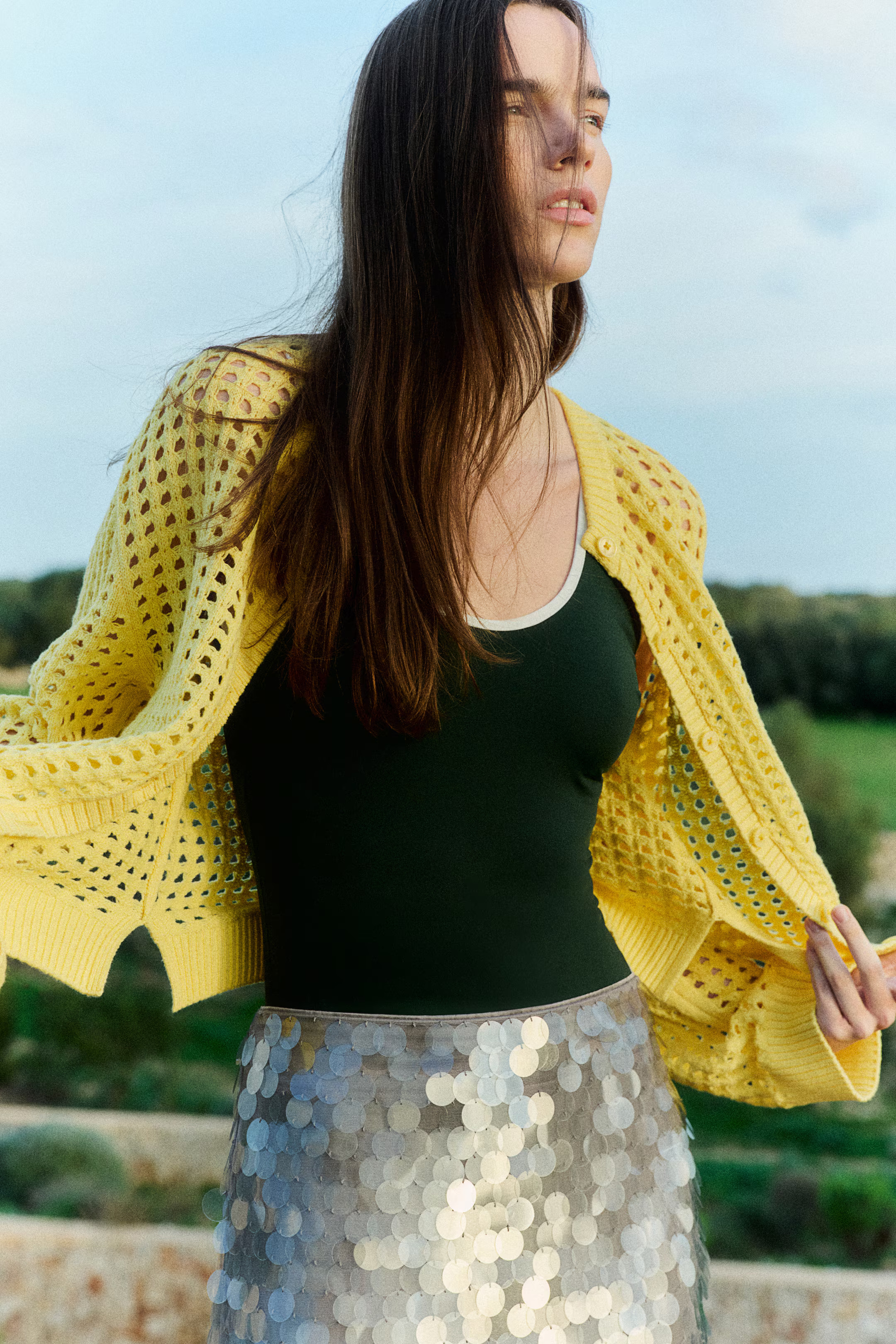 Hole-Knit Cardigan | H&M (US + CA)