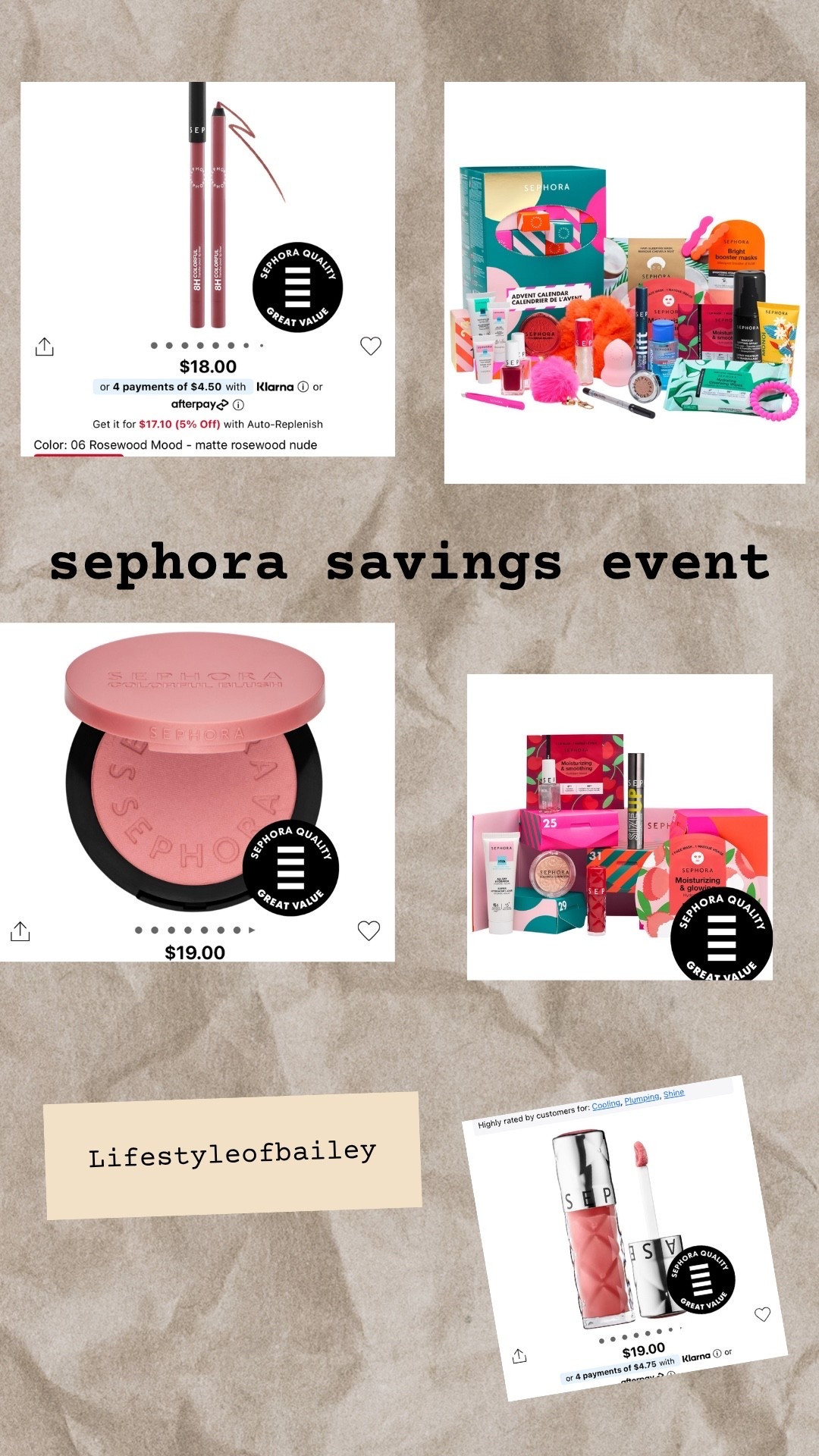 Sephora Savings event until 11/11! 

#LTKbag #LTKcanada #LTKstyletip