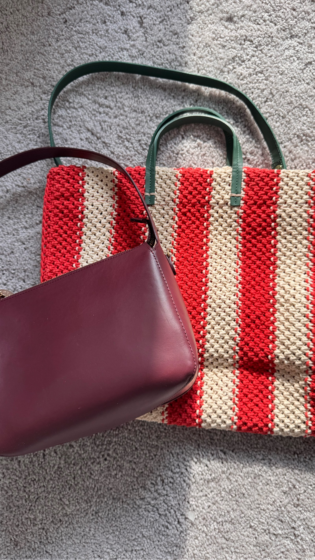 Clare v Fleurine leather shoulder bag maroon purse mom bag date night 

The quality of this brand is amazing! So excited to use this one 😍 The perfect maroon shade! 

#LTKmomlife #LTKootd #LTKMidsize