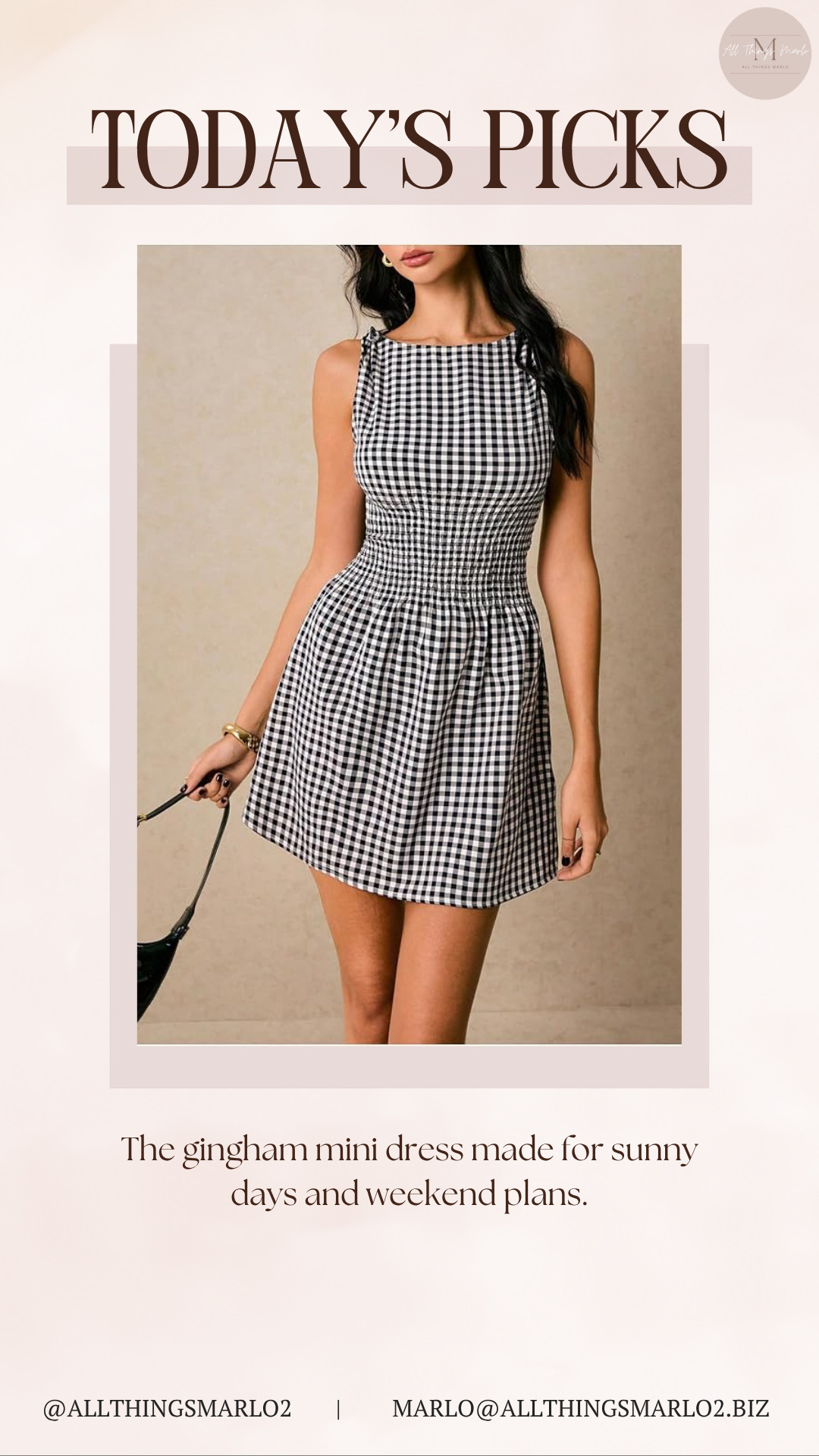 The gingham mini dress made for sunny days and weekend plans. 

 #LTKSeasonal #LTKWorkwear #LTKTravel
