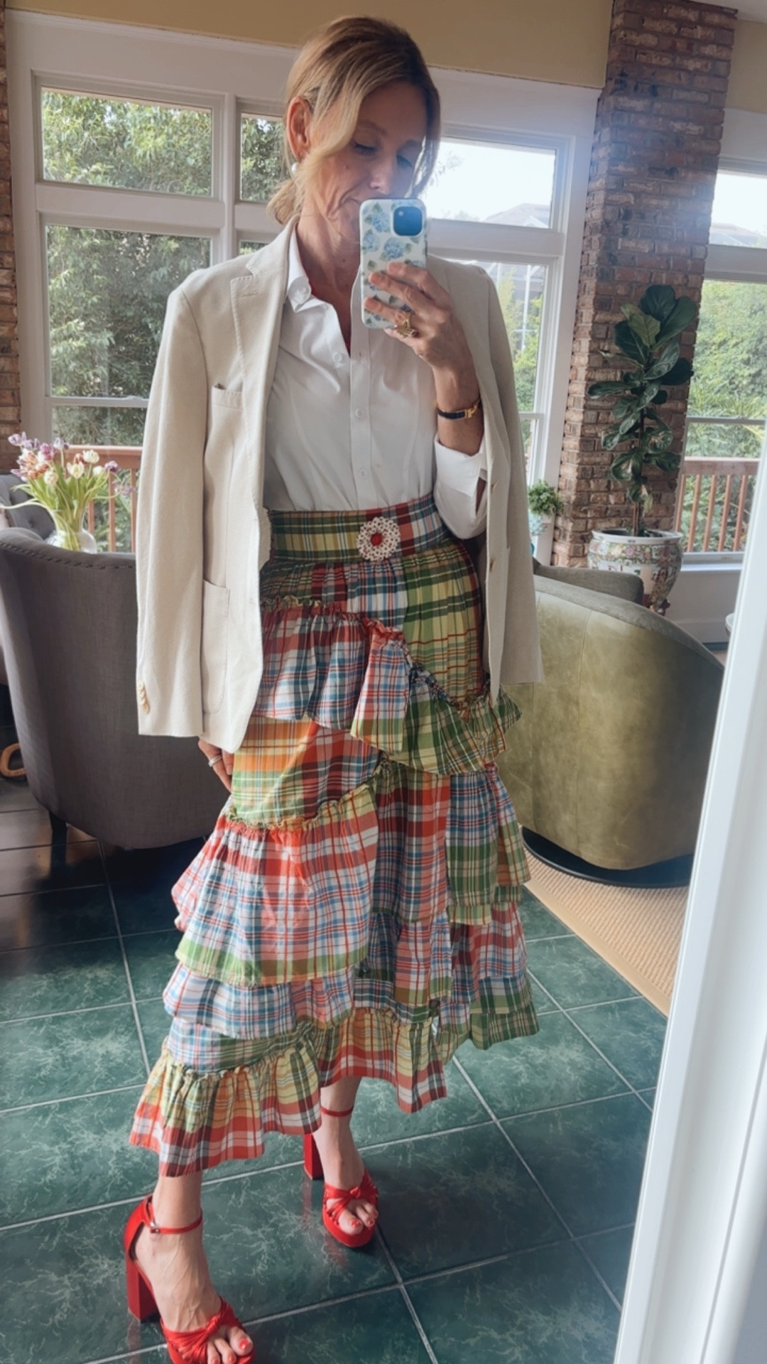 ￼ This skirt is so much fun! Love making old styles current again .￼

#LTKMidsize #LTKActive #LTKOver40