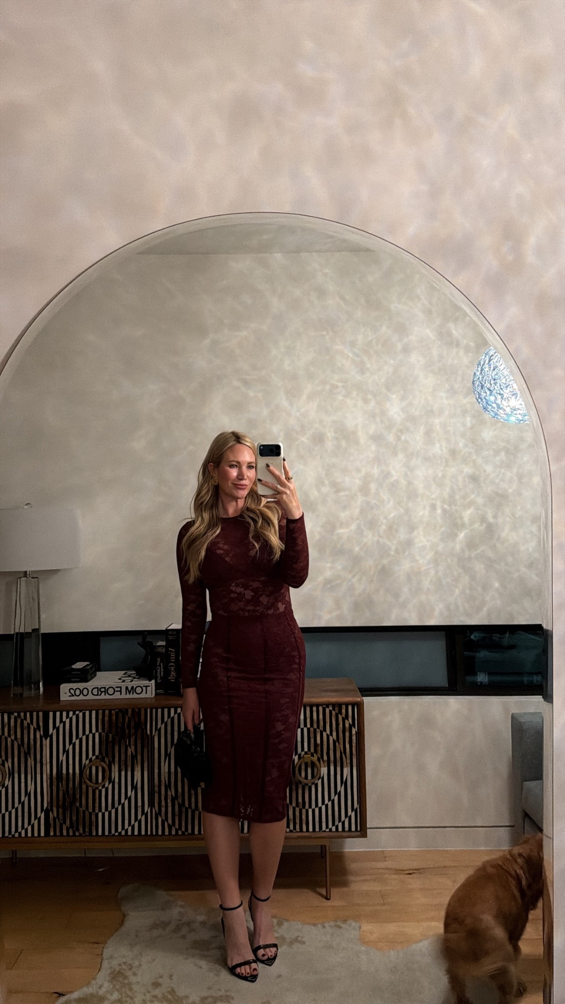 Friday night 

Holiday party Christmas party burgundy outfit lace outfit bodysuit 

#LTKootd #LTKHoliday #LTKTall