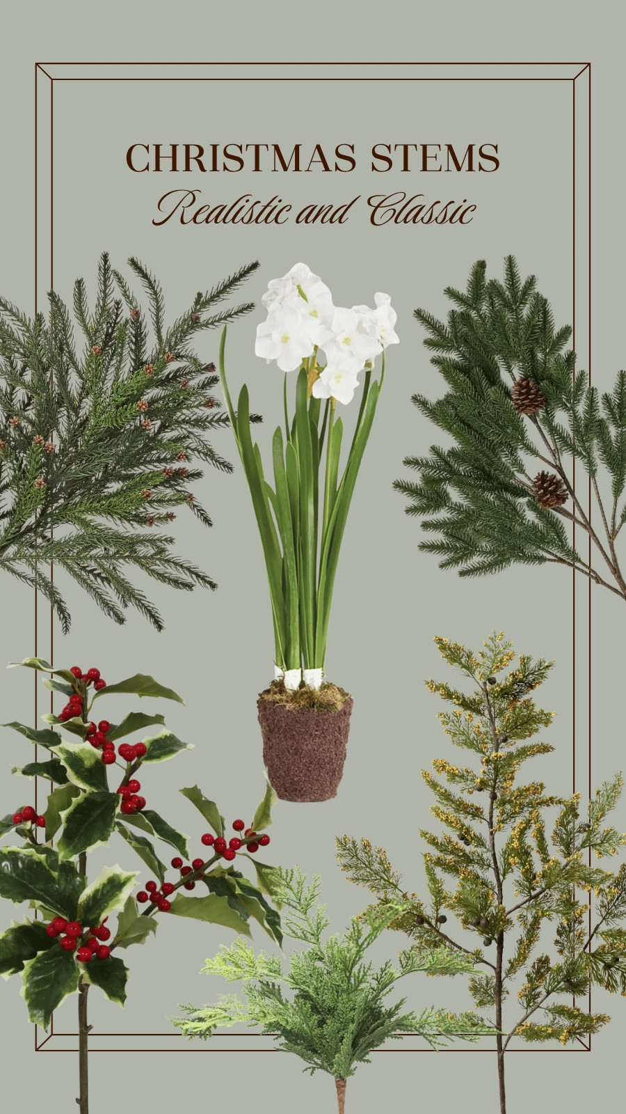 The best of the best Christmas decor for all budgets - realistic winter stems

#LTKHoliday #LTKHome
