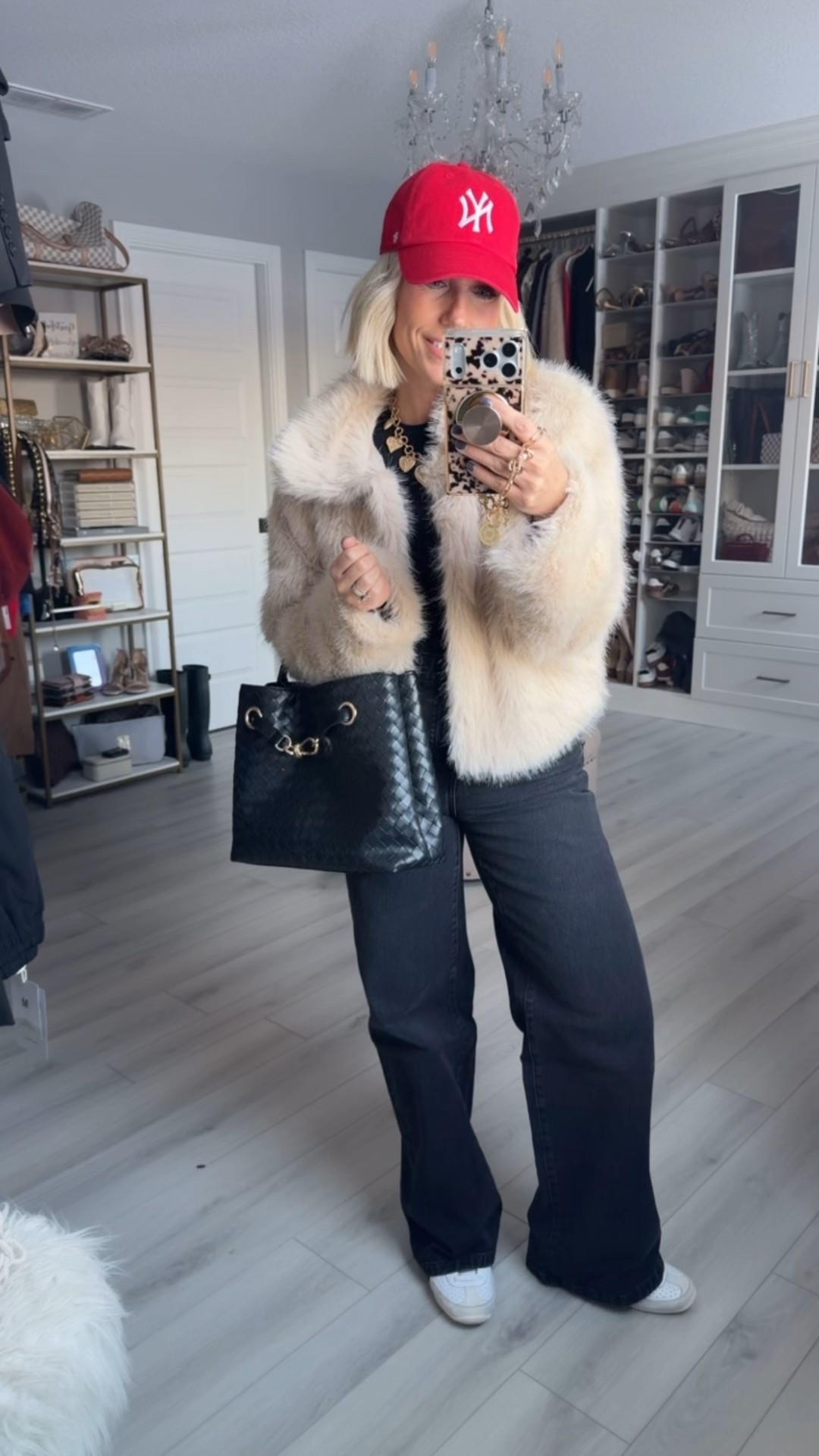 I love a good faux fur coat and they aren’t just for a dressy outfits either!! I love it casually with a hat too!!! I can’t believe this one is only $20!!
⬇️⬇️⬇️
 Jacket medium
Tee medium
Jeans sized down to a 2 (run very big)

#LTKFindsUnder50 #LTKHoliday #LTKSaleAlert