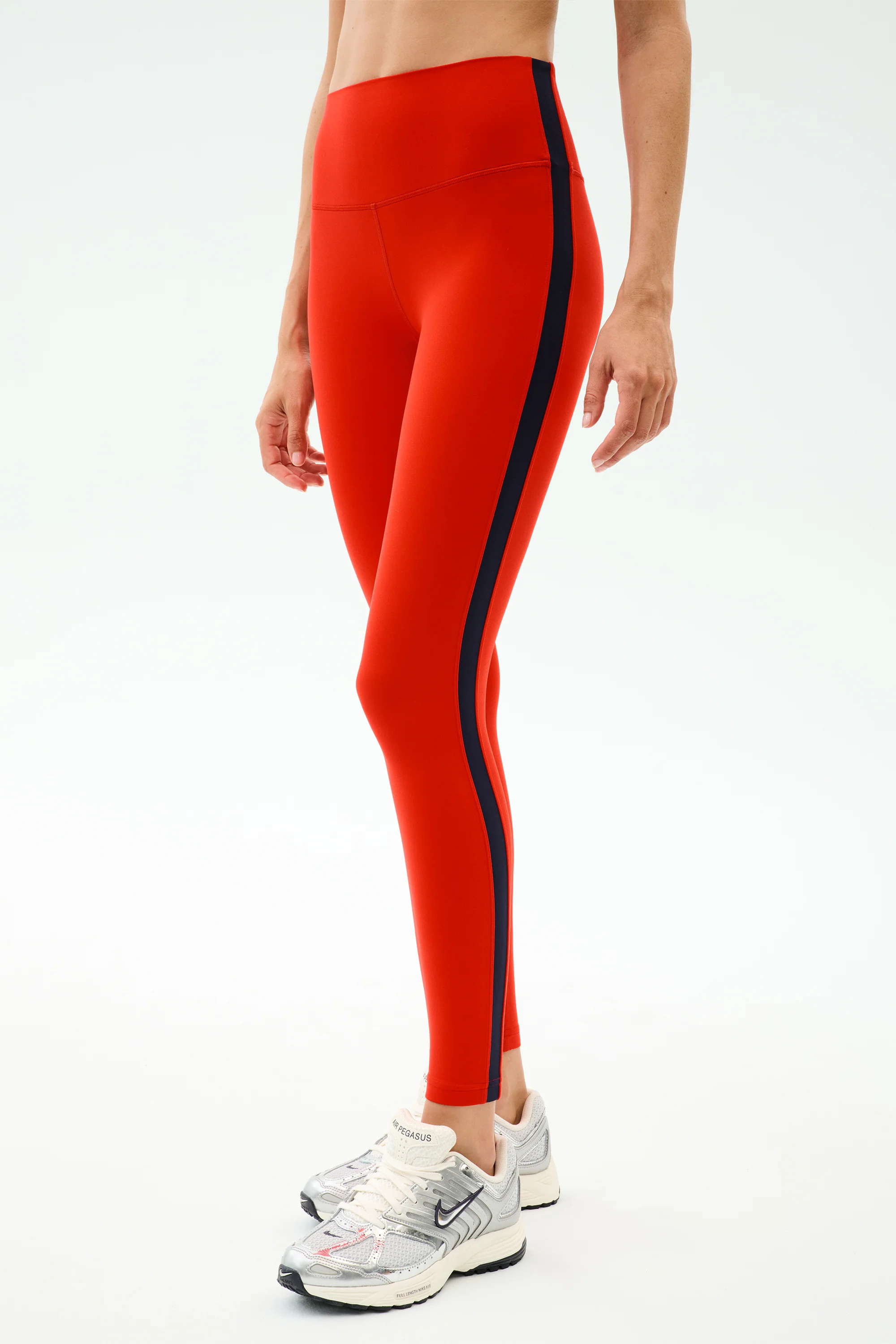 Clare High Waist Rigor 7/8 - Lotus Red/Indigo | Splits59.com