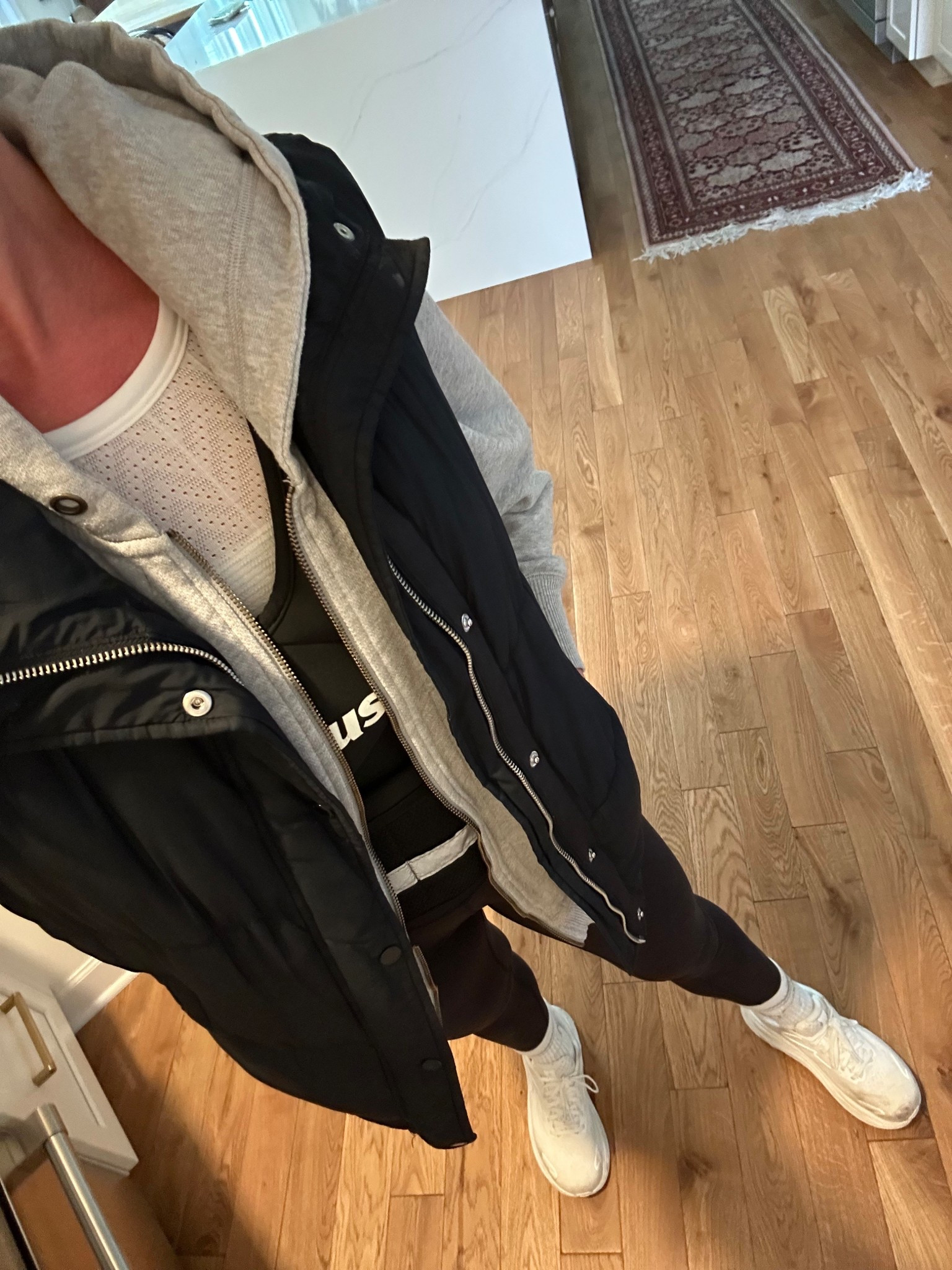 Morning walk outfit. Perfect fall chill in the air! Linked this exact pointelle tank- on clearance! Also linked this weighted vest and my 12 pound one. The one I’m wearing has adjustable weights so you can add more if you want! 

#LTKSeasonal #LTKActive #LTKFindsUnder50