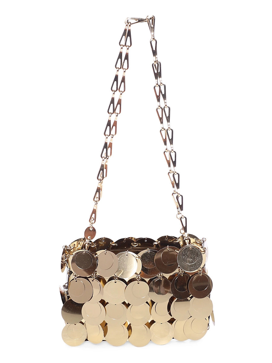 Women's Sparkle Nano Shoulder Bag - Gold | Saks Fifth Avenue