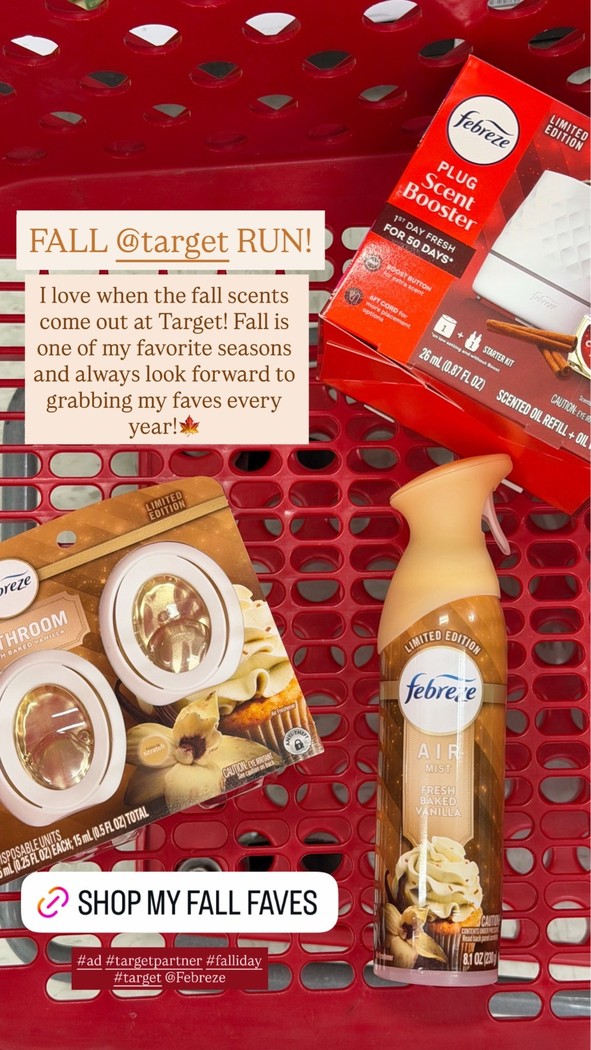 #ad My fall home reset officially smells like cozy season!!🎃🍂 I found the limited-edition fall scents from @Febreze at @Target, and they make cleaning feel so much cozier for the season! Your next scent obsession starts at Target! #targetpartner #falliday #target https://on.ltk.com/+xKqfIMtx0KOBg0zvIWT8qw