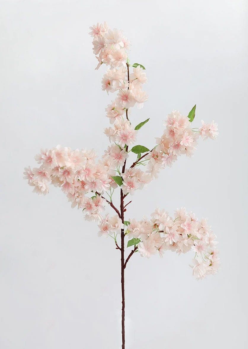Artificial Cherry Blossoms at Afloral.com | Pink Cherry Blossom Branch | Afloral