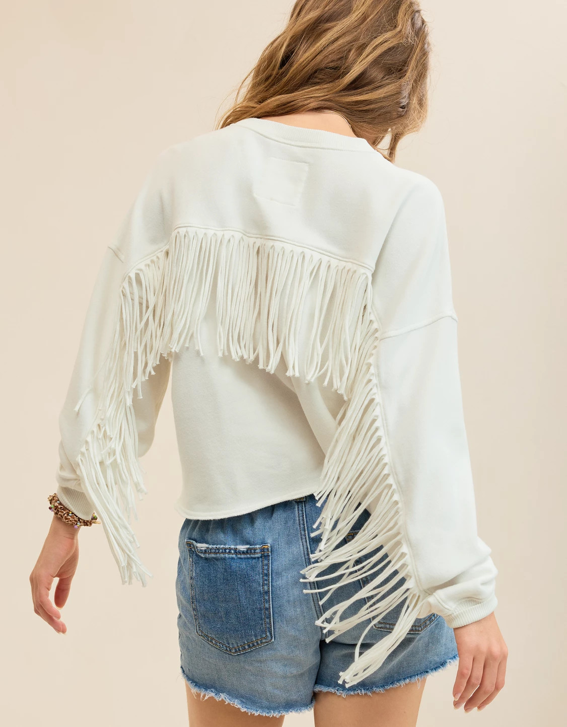 Aerie Festival Fringe Crew Sweatshirt | Aerie