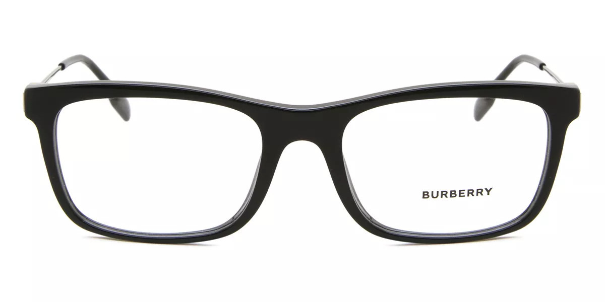 Burberry BE2384 3001 Men's Glasses Black Size 55 - Free Lenses - Blue Light Block Available | SmartBuyGlasses Global