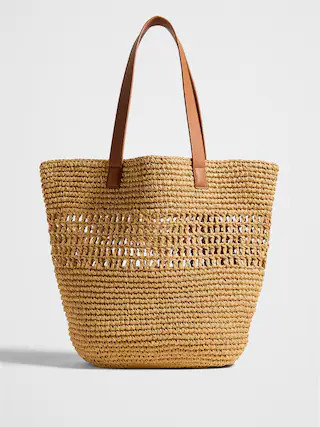 Straw Market Tote | Banana Republic Factory
