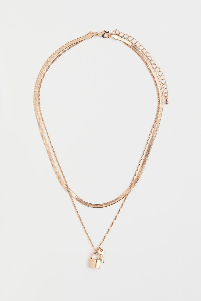Double-strand Pendant Necklace | H&M (US + CA)