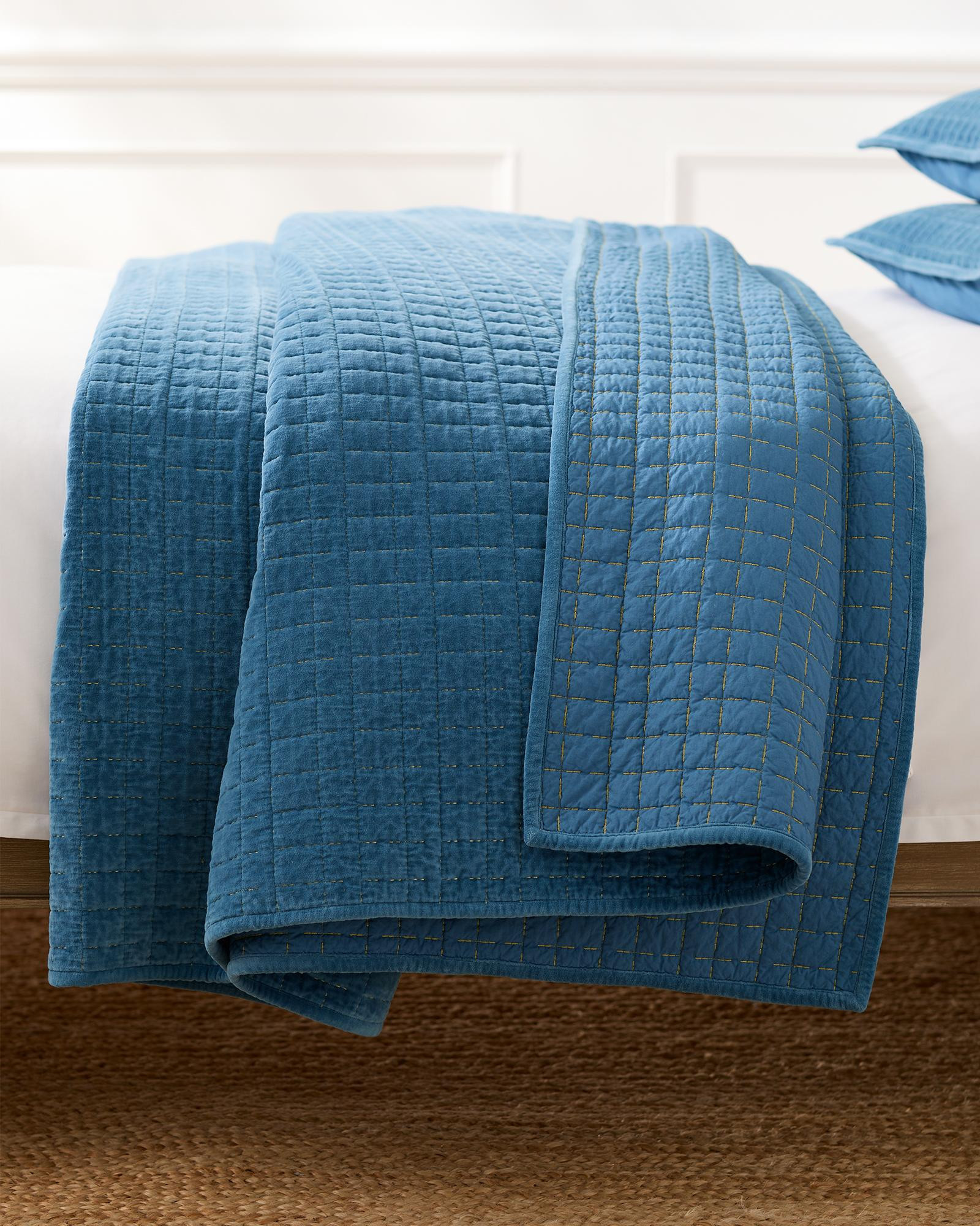 Calla Velvet Quilt | Serena and Lily