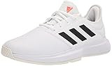 adidas Women's Gamecourt Tennis Shoe, White/Black/Solar Red, 8 | Amazon (US)