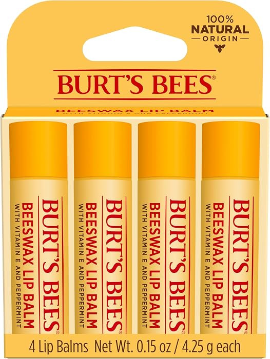 Burt's Bees 100% Natural Moisturizing Lip Balm (Original Beeswax) | Amazon (US)