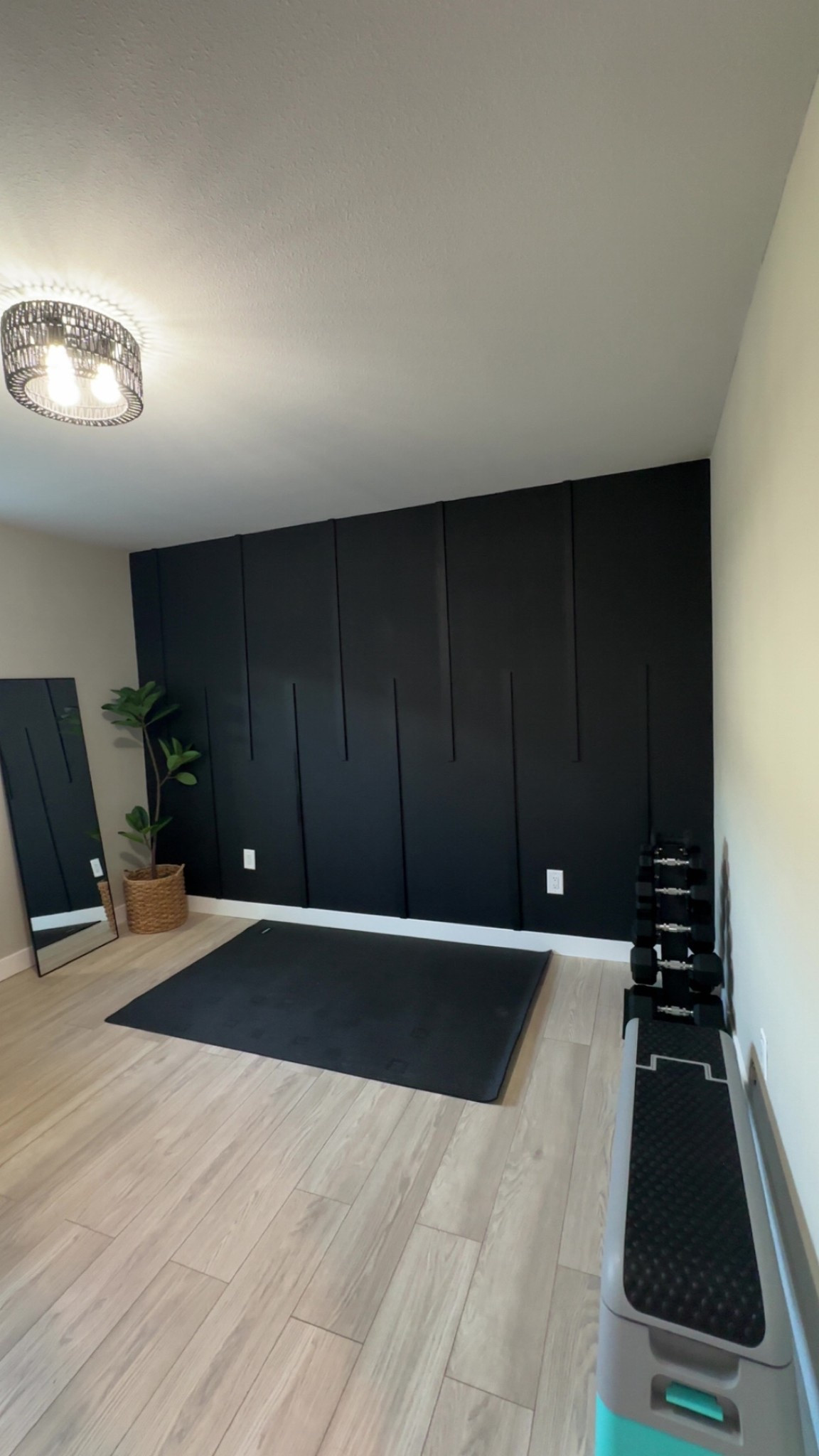 Home gym/studio DIY 

#LTKFamily #LTKHome #LTKActive