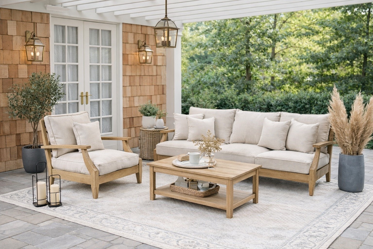 Loving this beautiful and neutral patio set!! Great price! 

#LTKSeasonal #LTKHome
