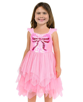 Girls' 2-6X Sequin Bow Bodice Dress | Macy's