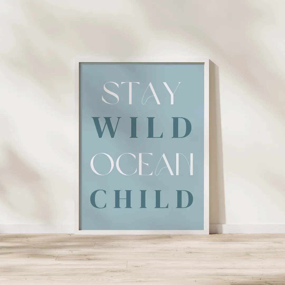 Coastal Wall Art for Boys Room Ocean Prints for Kids Bedroom Wall Art for Beach Theme Nursery Sur... | Etsy (Global)
