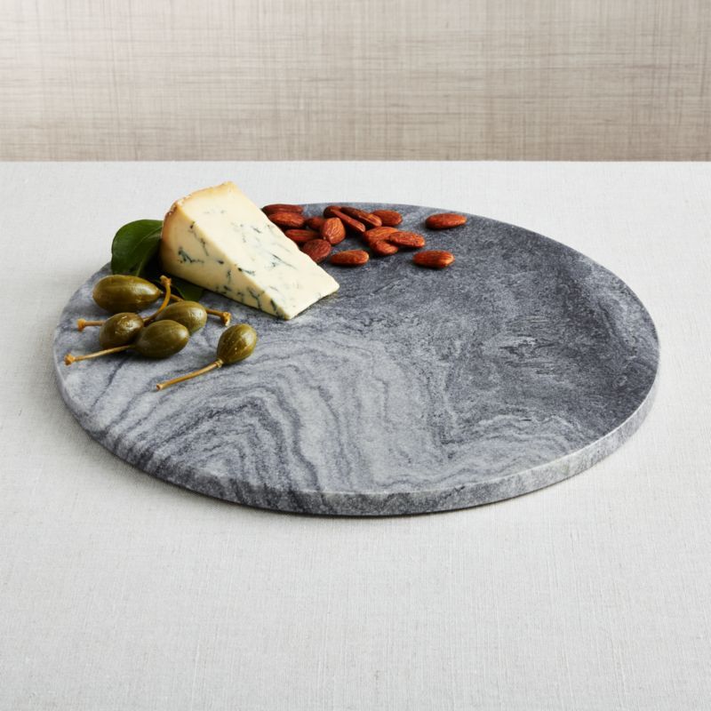 Hayes Black Marble Cheese Board + Reviews | Crate & Barrel | Crate & Barrel