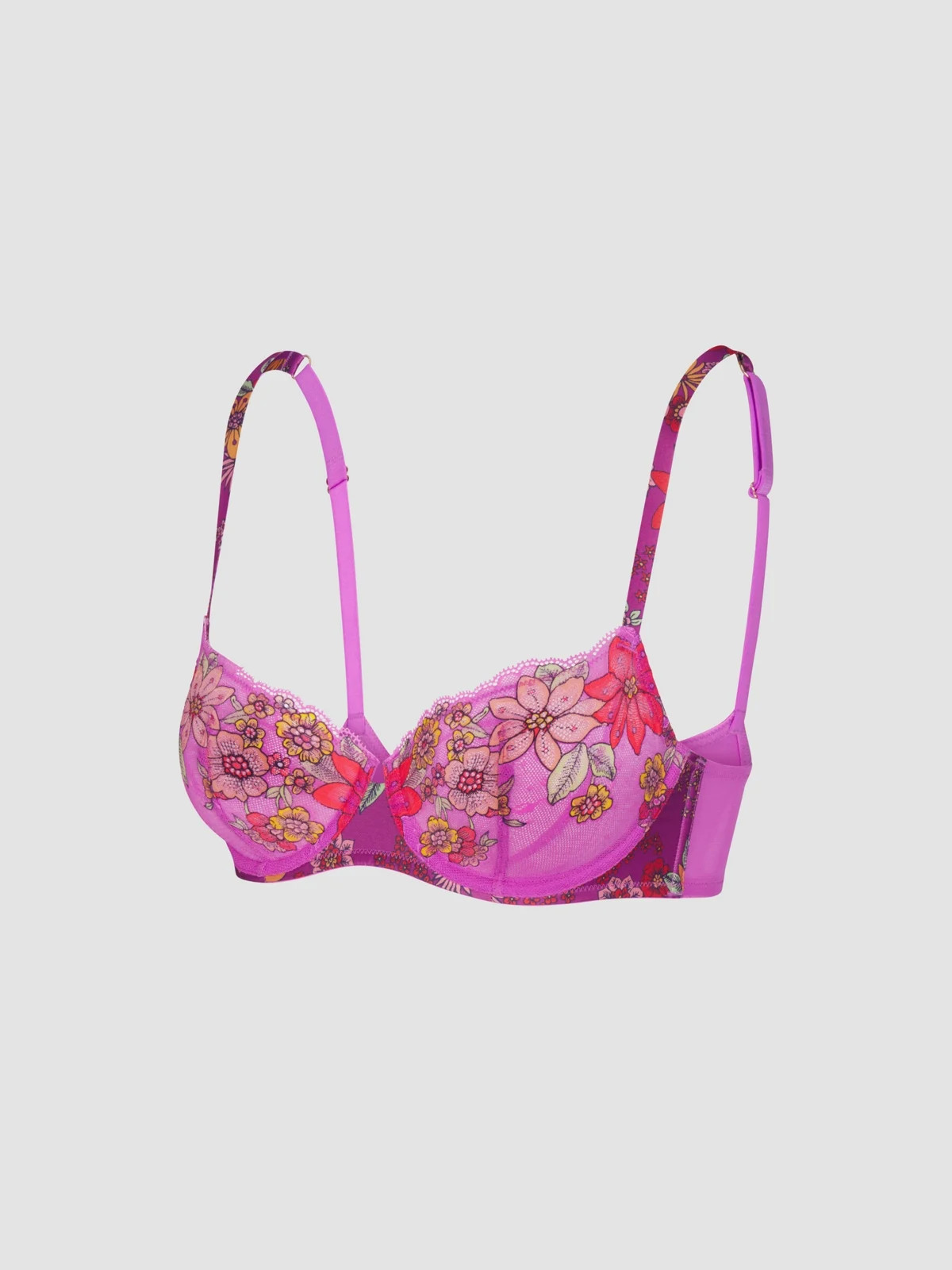 Mod Poppy Unlined Lace Balconette Bra | Savage x Fenty - North America
