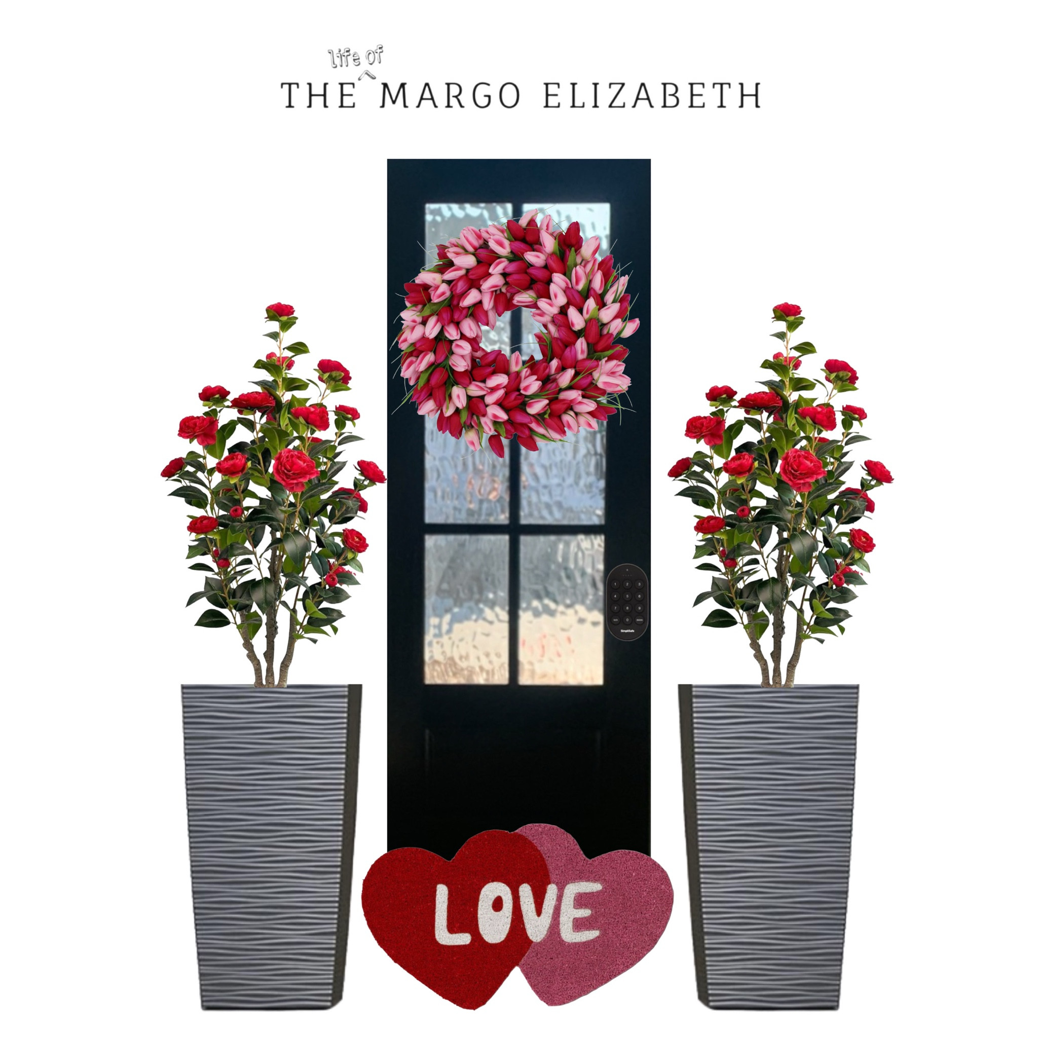 L is for the way you look at me 💕♥️

Front door porch decor for Valentine’s Day! 

#LTKSeasonal #LTKHome