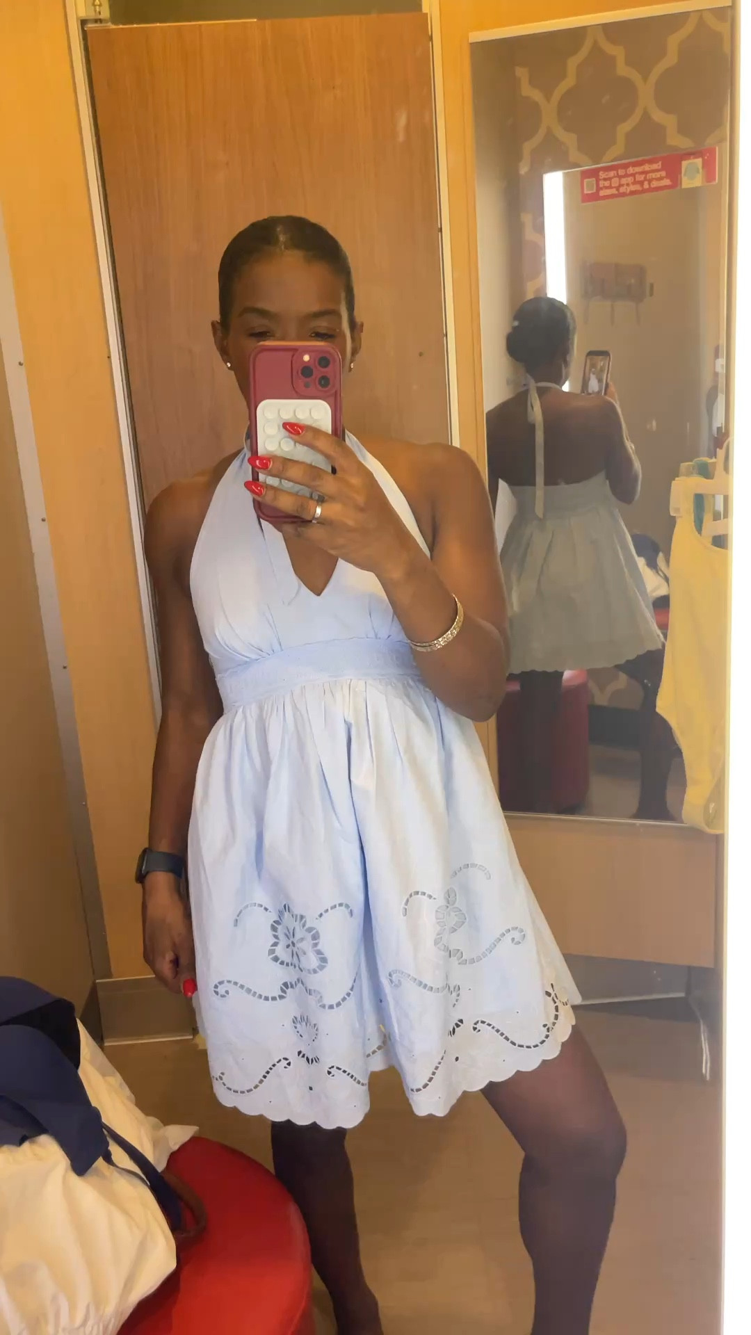 This dress looks so luxe with the embroidery details. Cute for brunch and on holiday. 

#LTKSaleAlert #LTKOver40 #LTKSeasonal