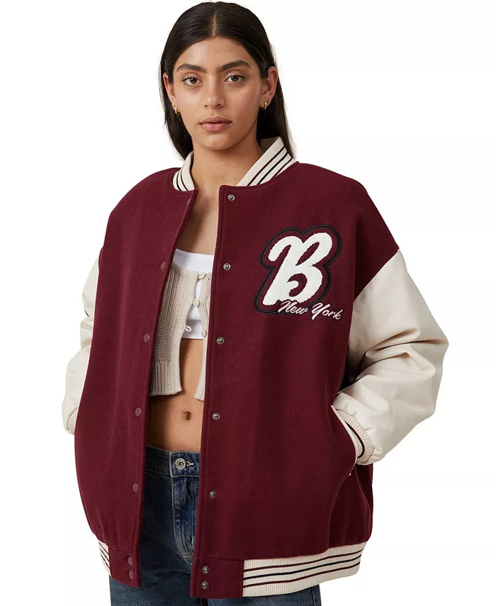 Women's Varsity Jacket | Macy's