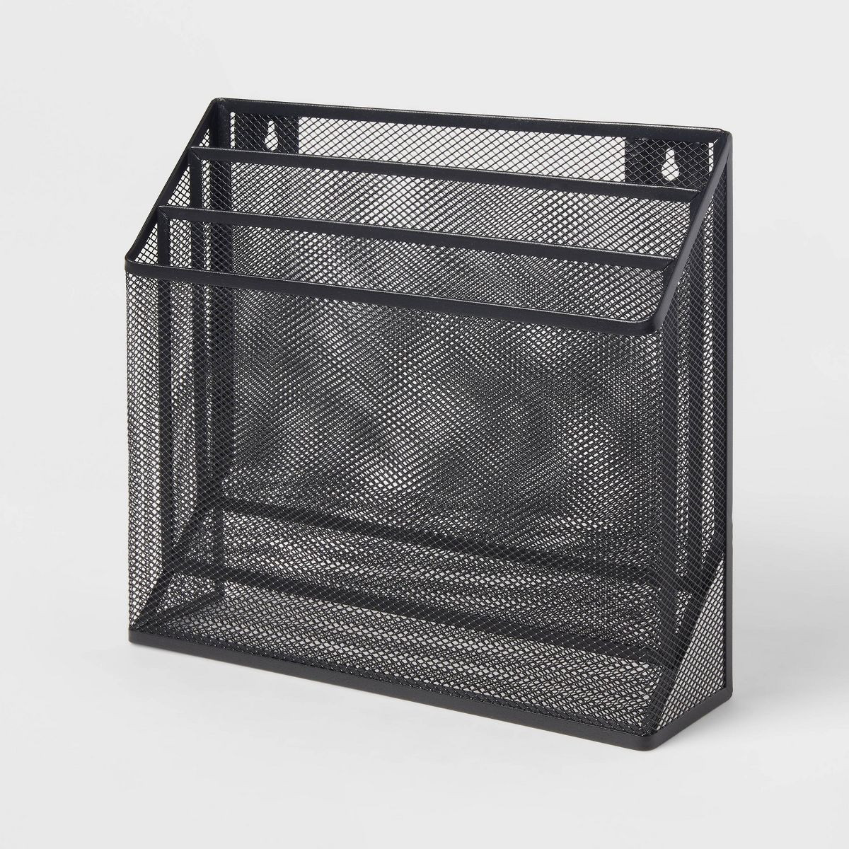 Mesh Hanging File Sorter with Keyholes Black - Brightroom™ | Target