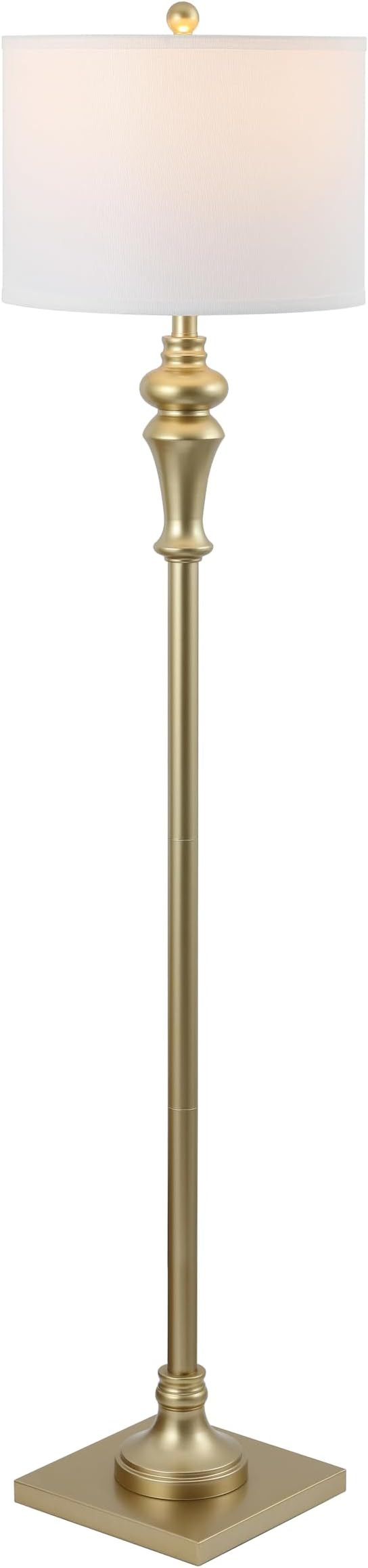 SAFAVIEH Lighting Collection Norla Gold Farmhouse 61-inch Standing Floor Lamp (LED Bulb Included) | Amazon (US)